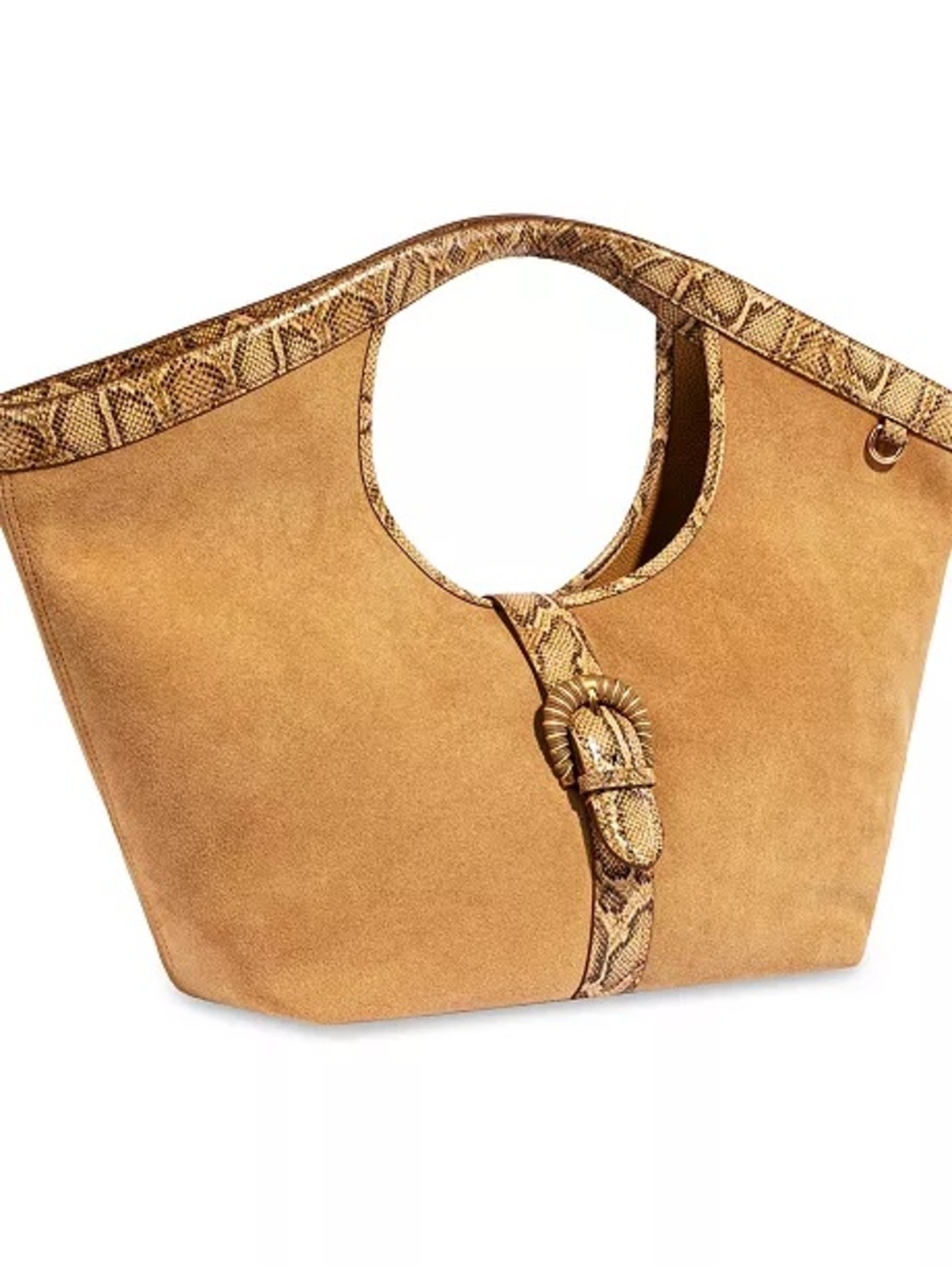 NWT🌻 Sam & Edelman Lucy Buckle Extra-Large Tote Handbag - Picture 3 of 11